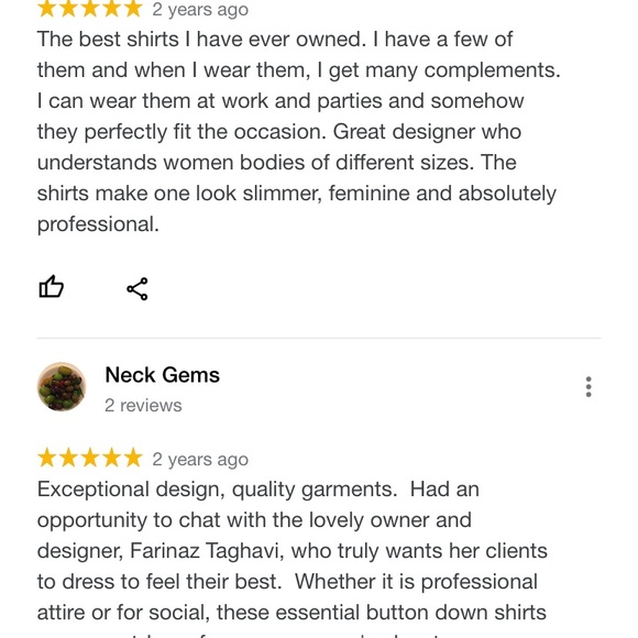 Farinaz Taghavi Seattle designer WH fitted stretch - Picture 8 of 8